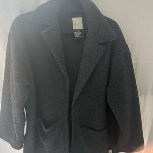 Vuori Black/Charcoal Boucle Jacket